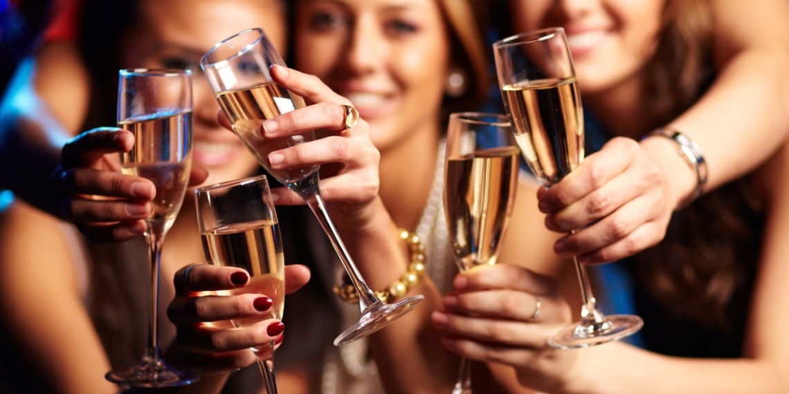 Image result for women toasting champagne